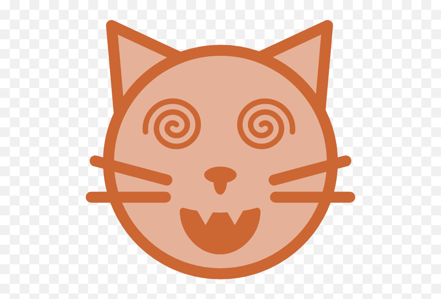Crazy Cat Graphic - Happy Emoji,Crazy Emoji