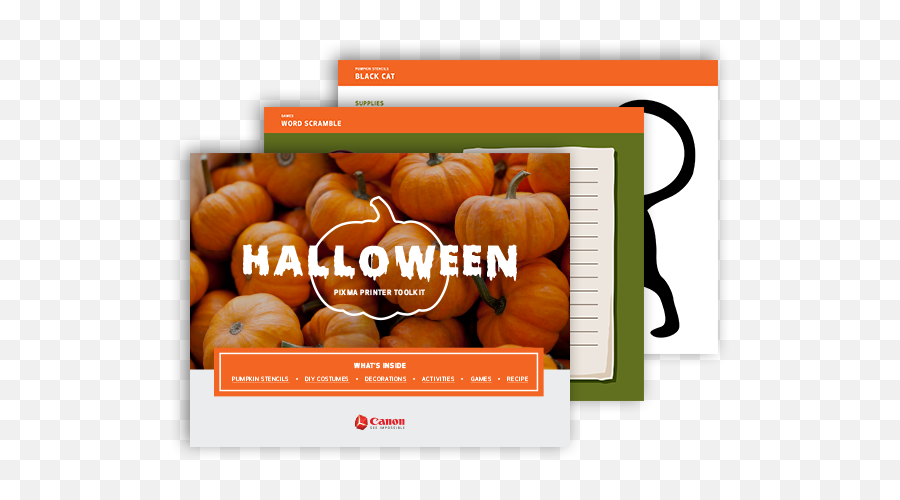 Canon Online Store Free Halloween Printables - Gourd Emoji,Emoji Mask Printables