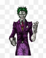 Clipart Suicide Squad Joker Png Free - Joker Comic Png Emoji,Suicidé Squad Emojis