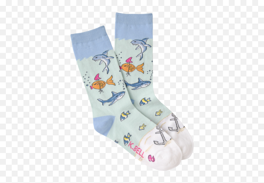 Fun Underwater Socks Emoji,Emoji Art Socks