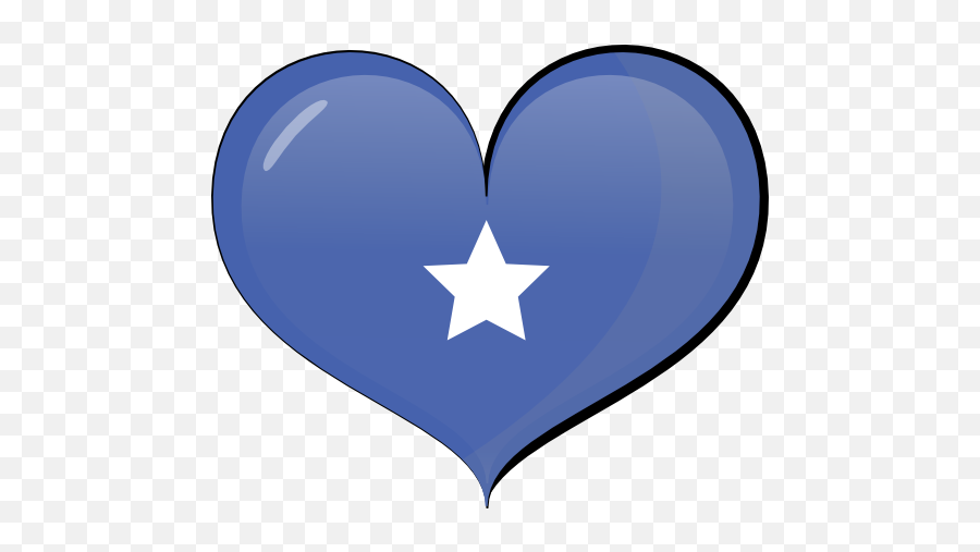 Somalia Heart Flag Clipart I2clipart - Royalty Free Public Girly Emoji,Emoticon Flag Latex