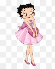Betty Boop In Jeans Betty Boop Cartoon English Emoji,Animated Betty Boop Emoticon