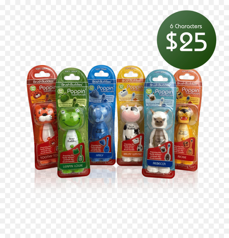 Poppinu0027 Landing U2013 Brush Buddies Emoji,Emoticons Silly Characters