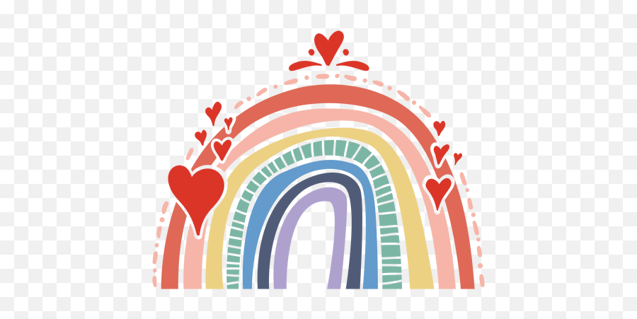 Rainbows Graphics To Download Emoji,Heart Rainbow Emoticon