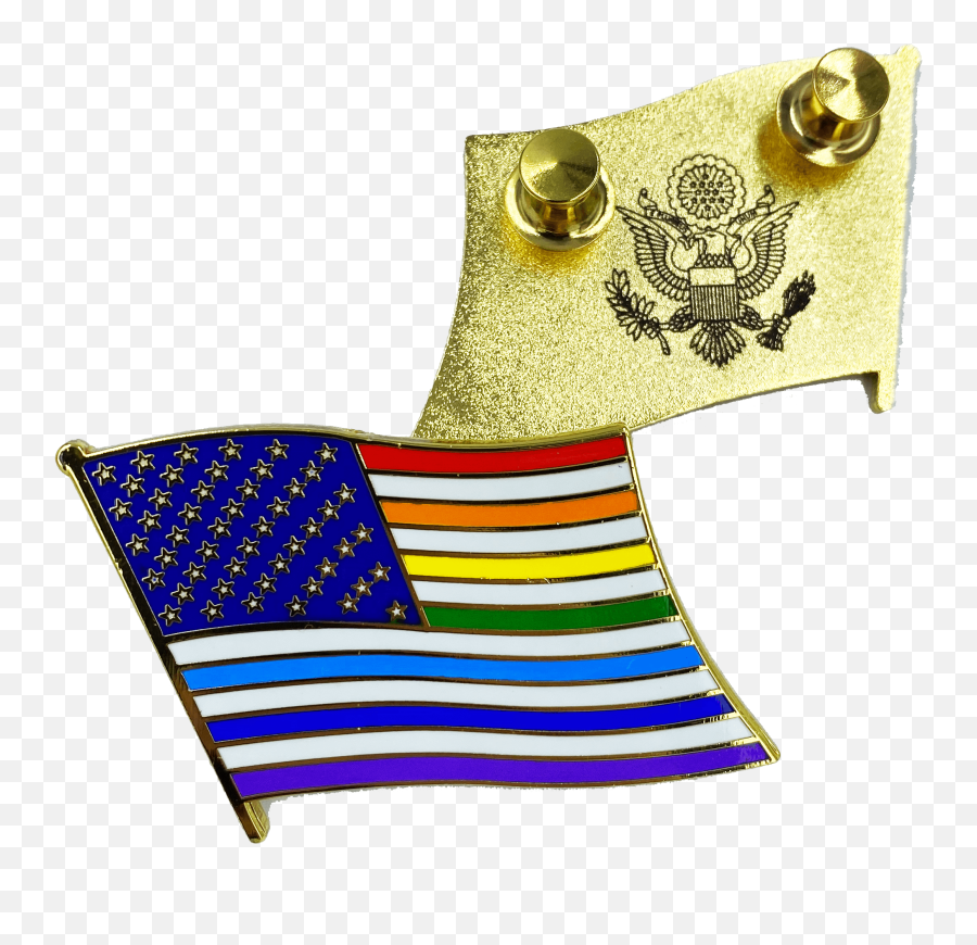 Gg - 002 Large Lgbtq Rainbow Pride Flag 15 Inch Cloisonné Gay Emoji,Klingon Emojis