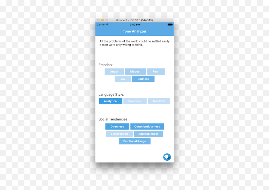 Ios Tone Analyzer App Emoji,What Is Range Of Emotion