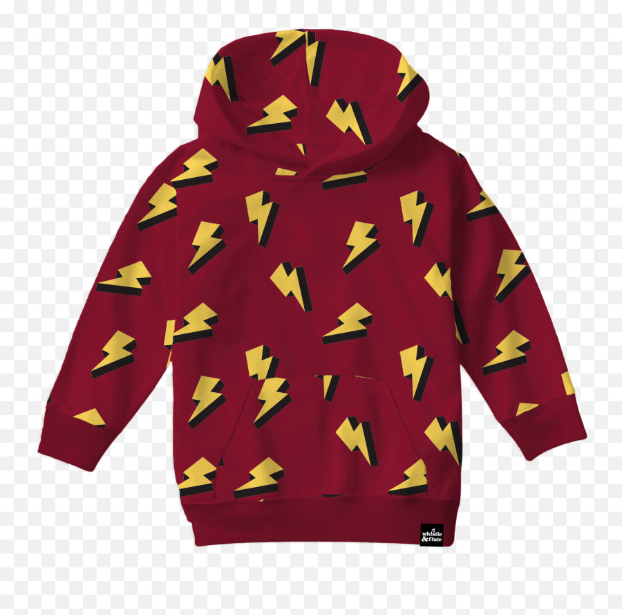 Lightning Bolt Allover Print Hooded Sweatshirt Emoji,Cotton Picking Emoji