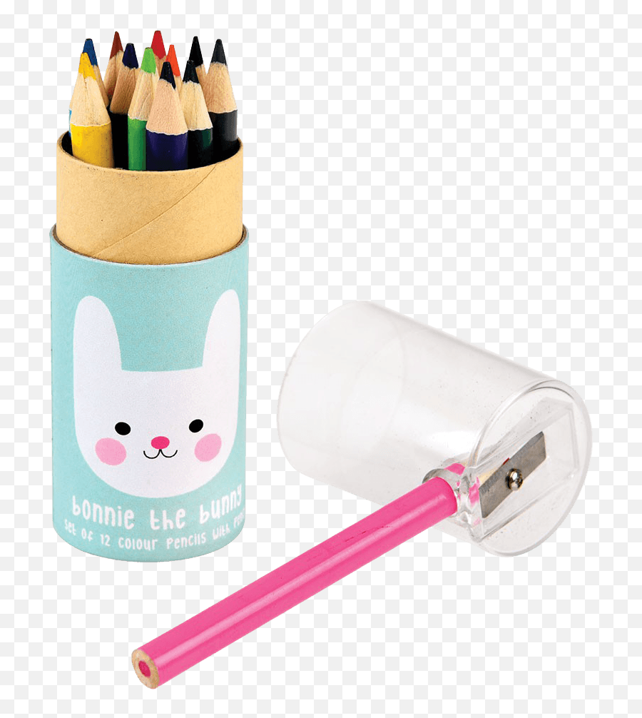 Bonnie The Bunny Colouring Pencils And Sharpener Emoji,Notepad Emoji Pencil