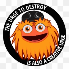 Smiley Logo Orange Png Clipart - Gritty Philadelphia Flyers Vector Emoji,Emoticon Plush