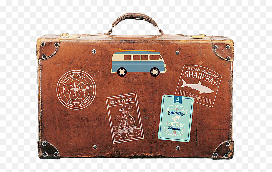 Suitcase Mala Sticker - Charles Dickens Luggage Emoji,Briefcase Emoji