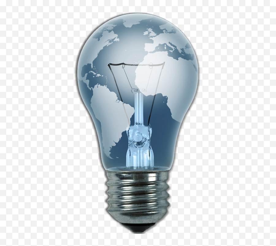 Lightbulb Earth World Light Sticker By Todd Prevento - Earth Hour Light Bulb Emoji,Lightbulb Cookie Emoji