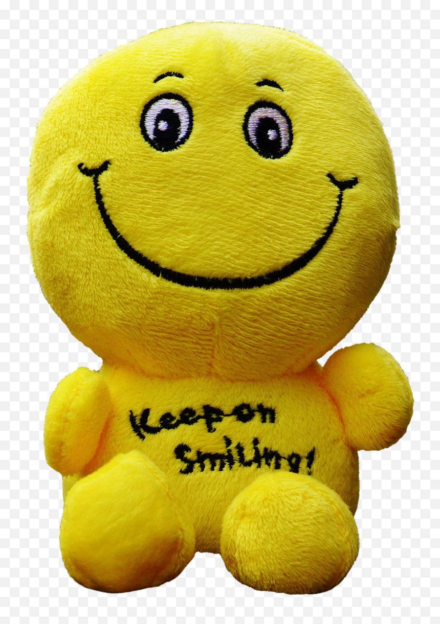 Smiley Plush Funny - Smiley Keep On Smiling Emoji,Cute Emoticon Faces