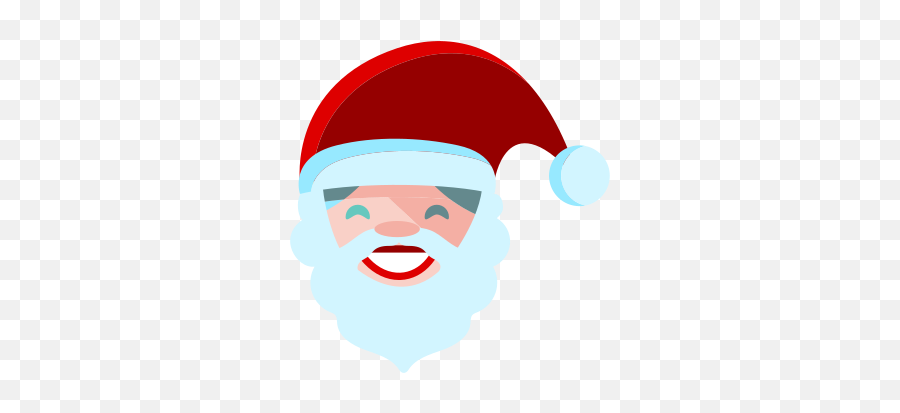 Christmas Claus Hat Merry Red - Santa Claus Emoji,Skype Emoticons With Beards