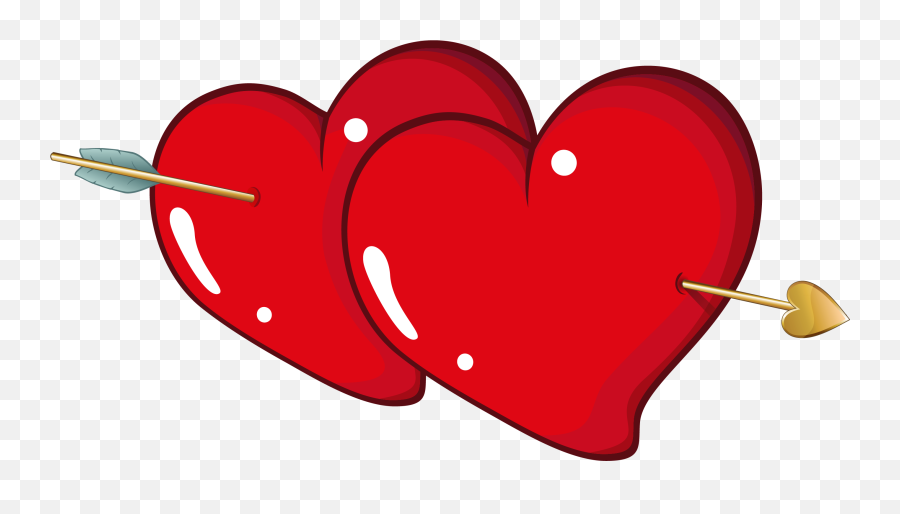 Free Heart Arrow Png Download Free Clip Art Free Clip Art - Heart With Arrow Cartoon Emoji,Bow And Arrow Emoji