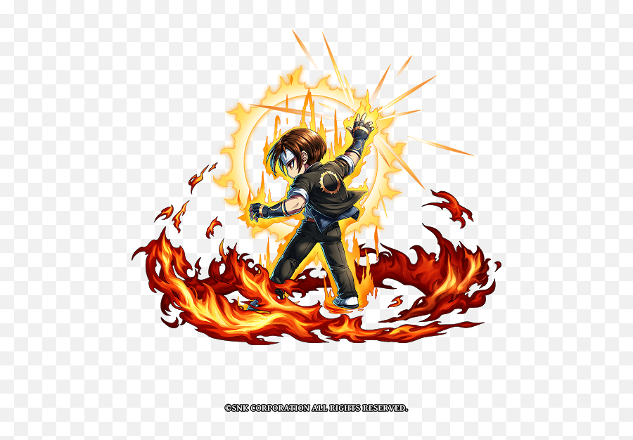 38 Kof - Ideas Kyo Kusanagi Emoji,Two Fire Emojis Fighyting