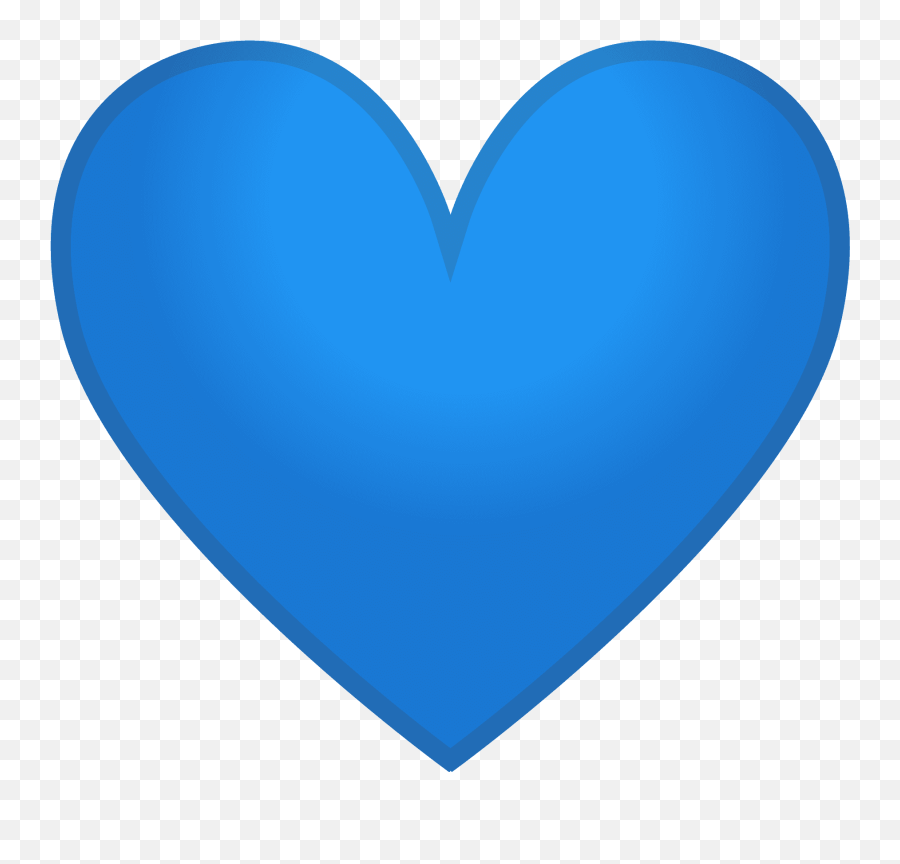 Blue Heart Emoji Blue Heart Emoji - Transparent Blue Heart Icon,Steam Pepe Emoticon Removed