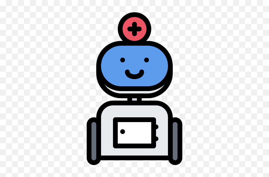 Robot - Dot Emoji,Robot Emoticon\