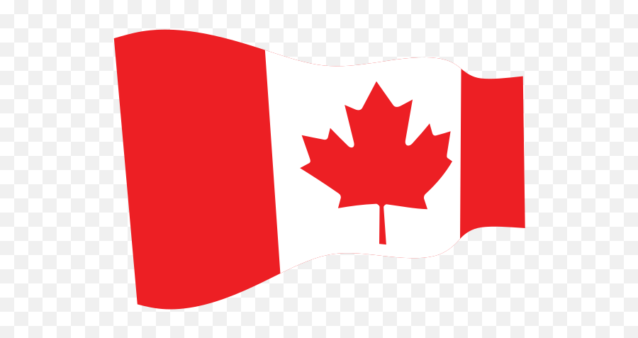 Waving Canadian Flag - Canadian Flag Change Emoji,Waving American Flags Animated Emoticons