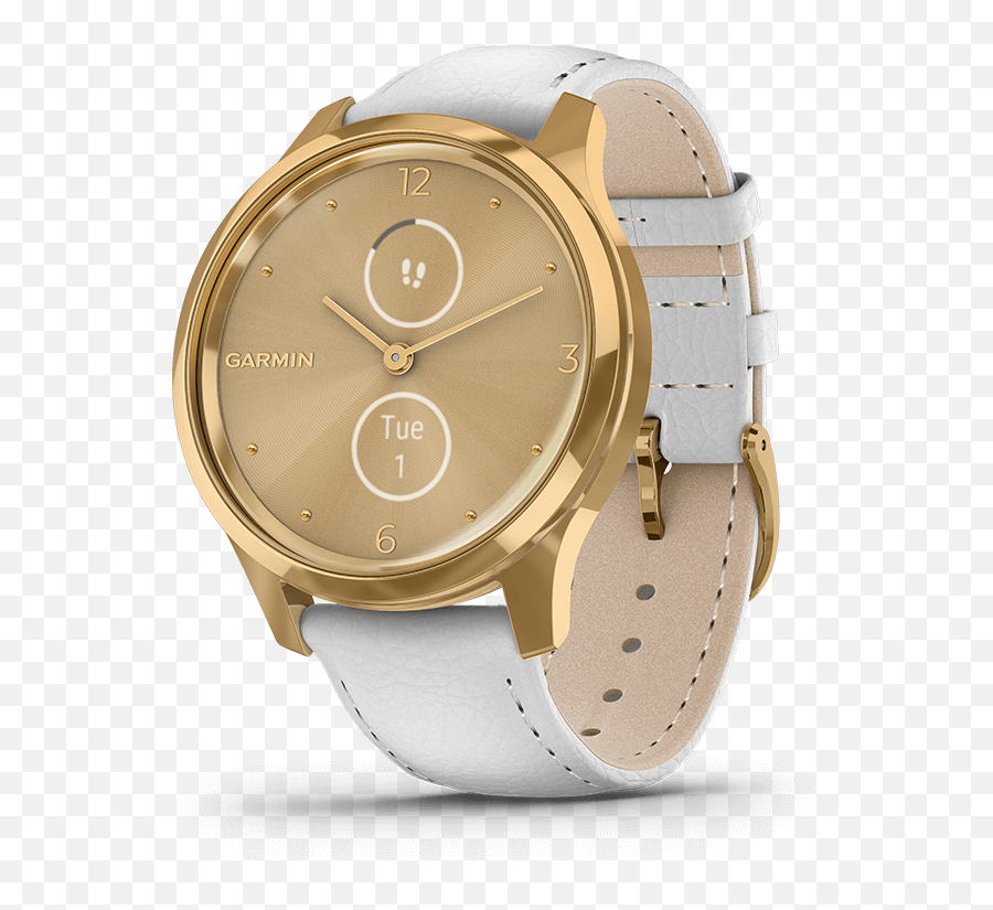 Vívomove Series - Gold Garmin Watch Emoji,Mood Color Changing Watch By Emotions Clock