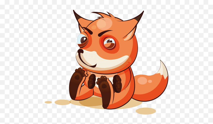 The Happiest Fox - Fictional Character Emoji,Toby Fox Emoticon