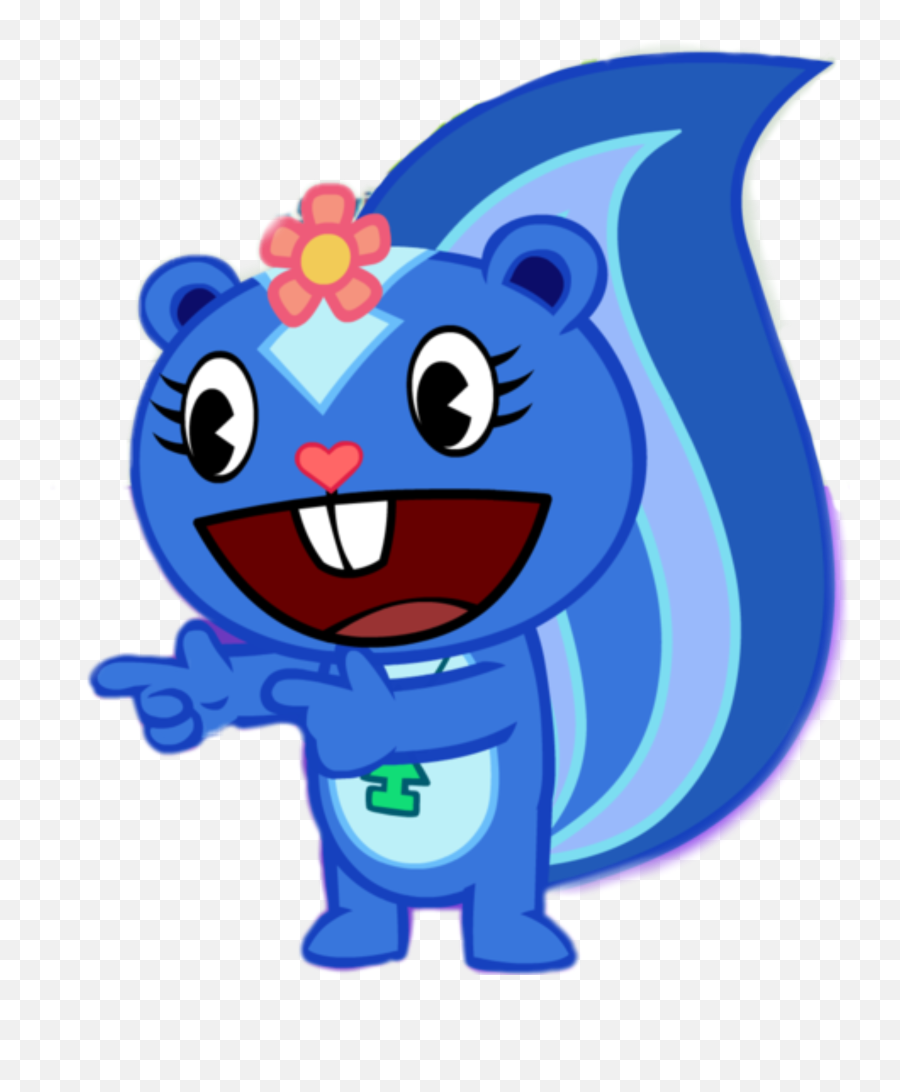 The Most Edited Meh Picsart - Petunia Happy Tree Friends Emoji,Htf Emoticon Disco Bear