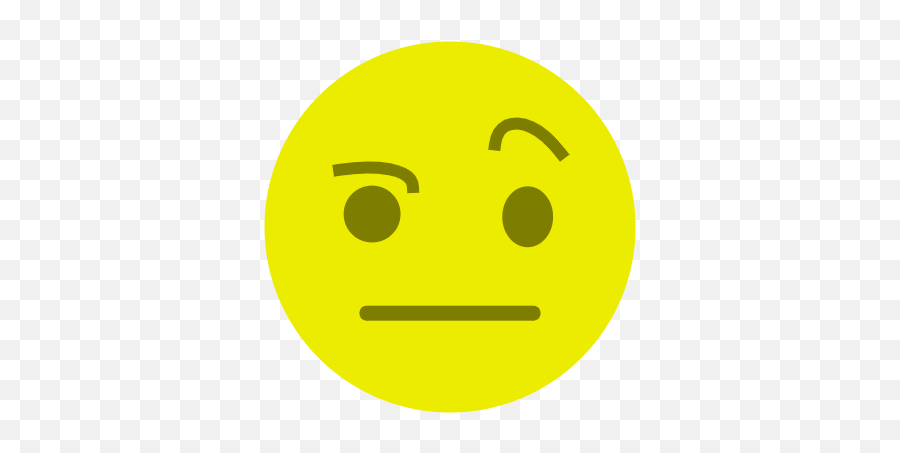 Hmm Suspiciouslyspecific - Wide Grin Emoji,Raising Eyebrows Emoticon Gif