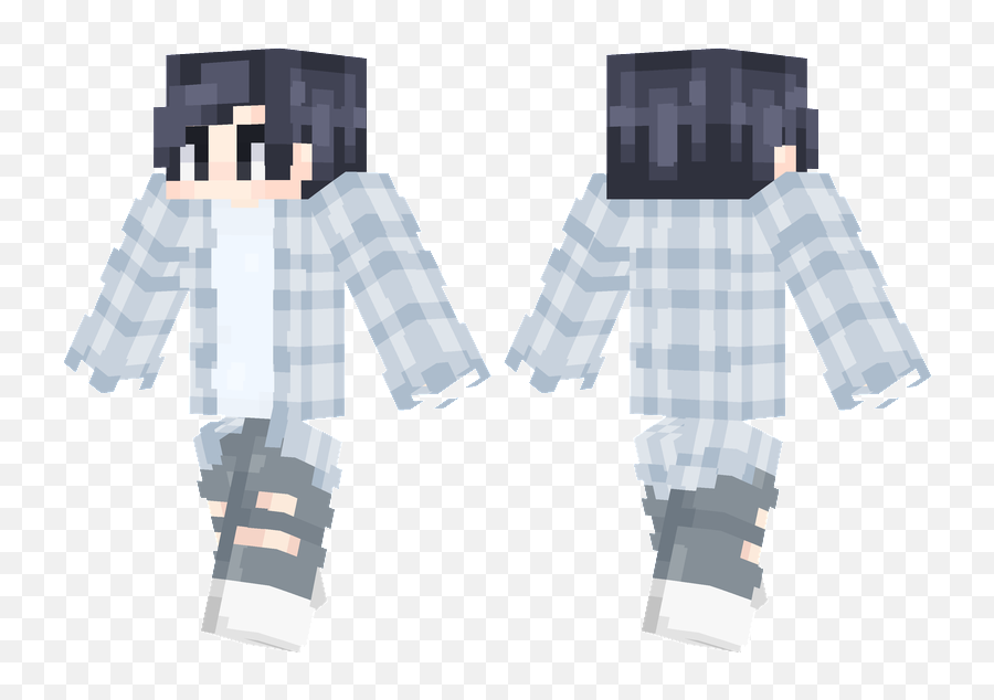 White Plaid Minecraft Skins - Plaid Minecraft Skin Emoji,Minecraft Accepts Emojis