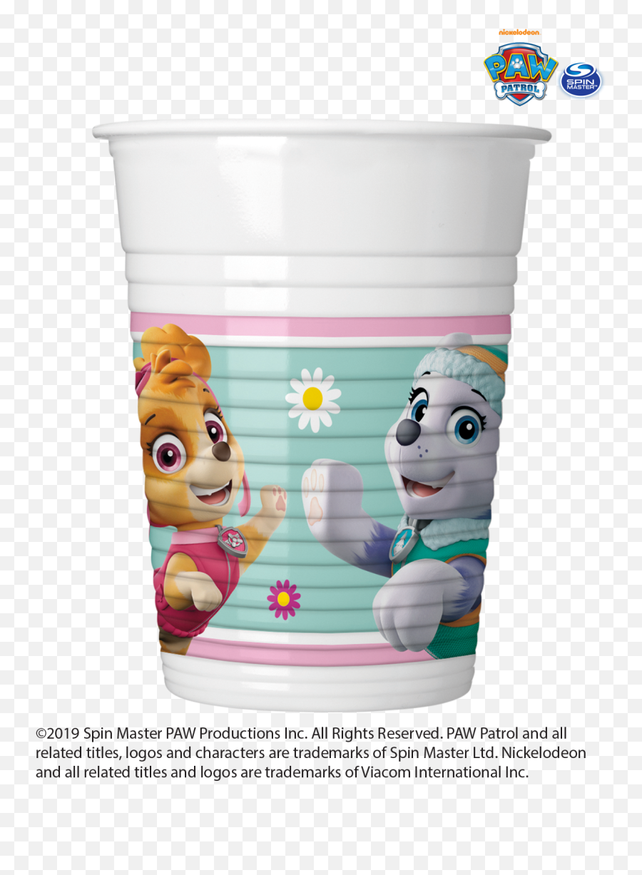 Paw Patrol Skye Everest Mint Tableware Party Decorations - Vasos De Skye Everest Emoji,Huevos Decorados De Emojis