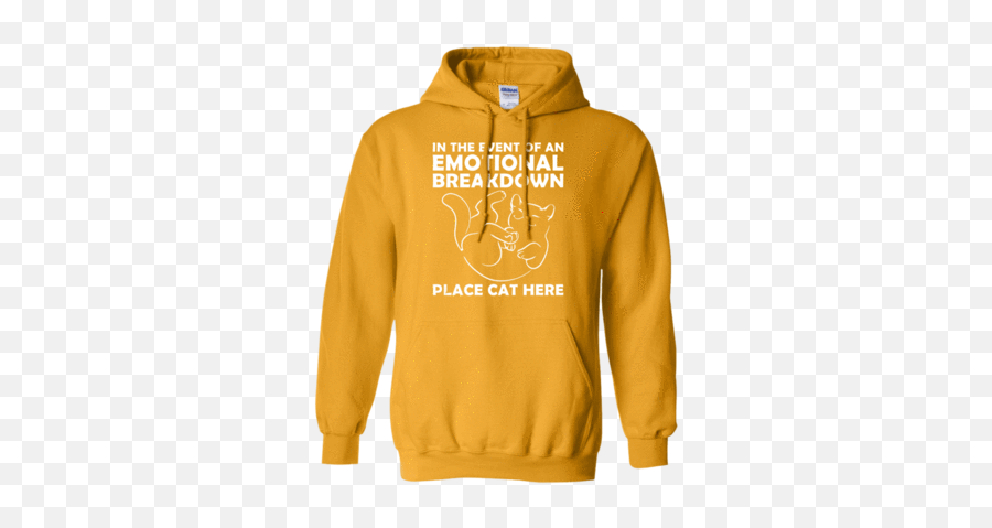 In The Event Of An Emotional Breakdown - Place Cat Here Hoodie Emoji,Emotion Chart Furry
