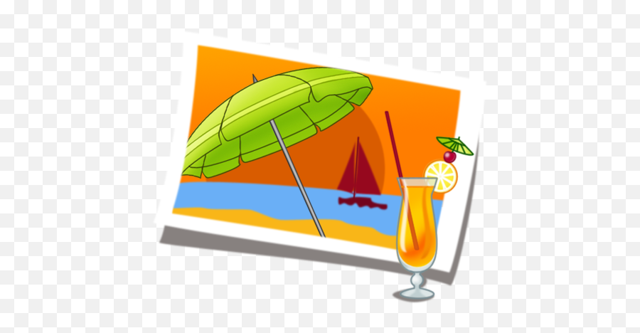 Updated Photo Slides Photo Frame Pc Android App Emoji,Emoji Drinking On The Beach