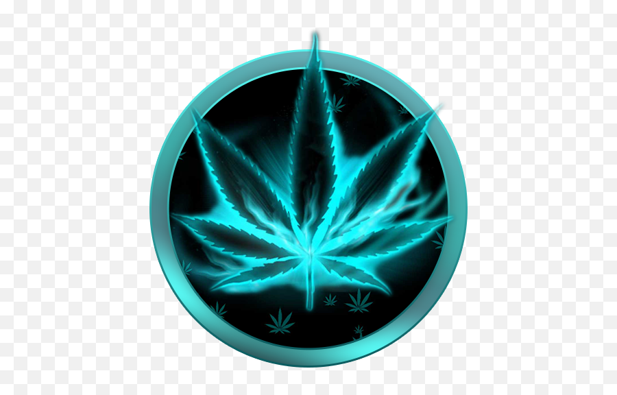 Neon Leafy Weed 3d Live Lock Screen Wallpapers On Google - Weed 3d Icon Emoji,Lock Screen Emoji