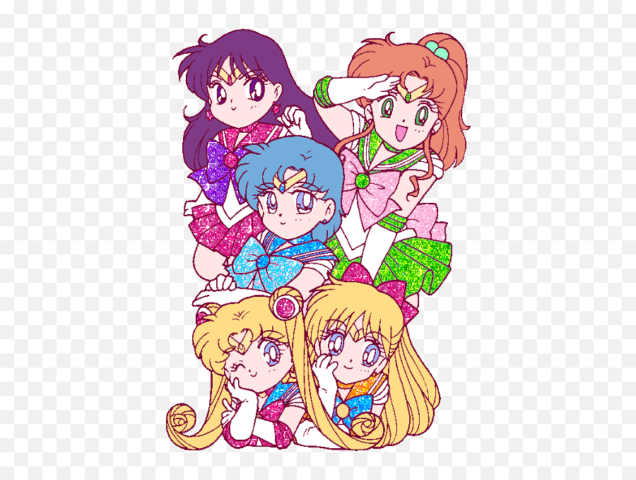 Top Senshi Sailor Jupiter Stickers For - Sticker Sailor Moon Chibi Emoji,Sailor Moon Emojis