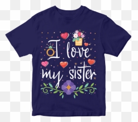 24 Editable Sisters Day T - Shirt Designs Bundle Emoji,Love My Sister Emojis