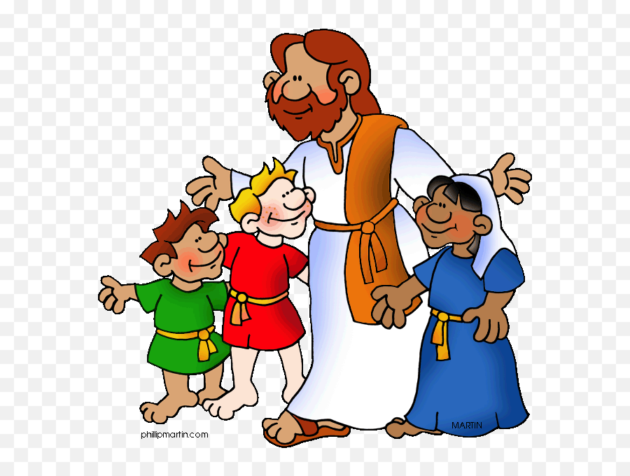 Jesus Loves Children Clipart - Clip Art Library Jesus And The Children Clipart Emoji,Emoji Bible Stories