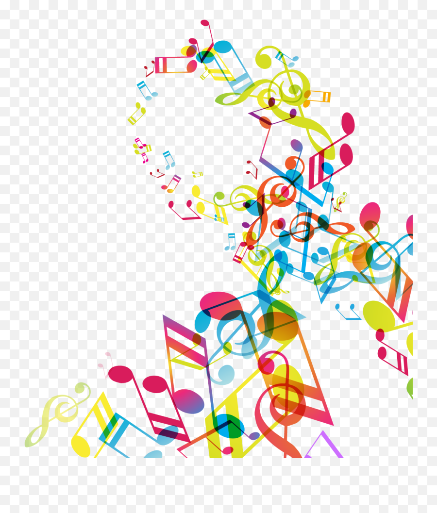 Clipart Music Musical Note Clipart Music Musical Note - Musical Notes Pop Art Emoji,Music Note And Tv Emoji