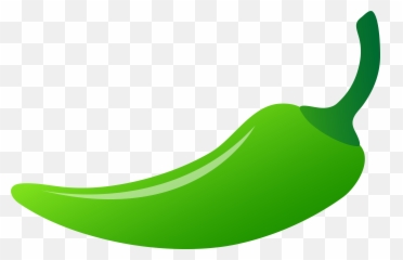 Hot Pepper Black And White - Green Chilli Clip Art Emoji,Jalapeno Emoji