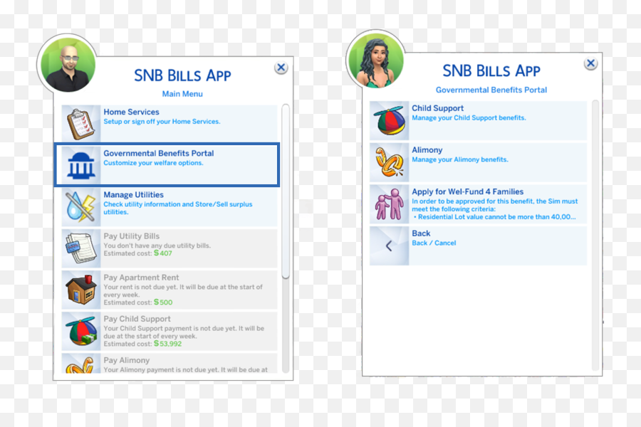 Public Snb - Bills By Simrealist Pay Your Bills On Sims 4 Emoji,Sims 4 Emotion Cheats Not Working