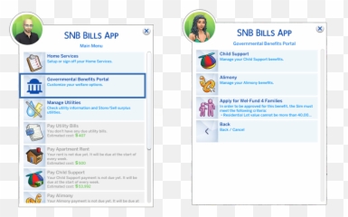 Public Snb - Bills By Simrealist Pay Your Bills On Sims 4 Emoji,Sims 4 Emotion Cheats Not Working