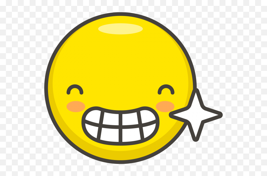 Download Beaming Face With Smiling Eyes Emoji - Icon Full Beaming Clipart,Eyes Emoji