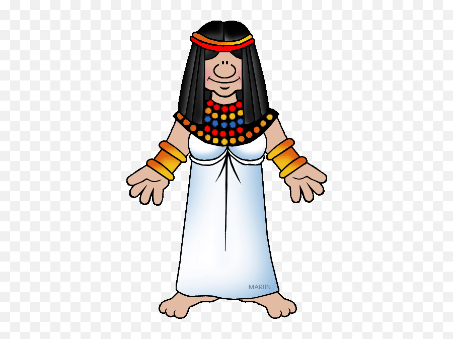 Ancient Egyptian Women Clipart - Ancient Egypt Clothing For Kids Emoji,Egyptian Emoji