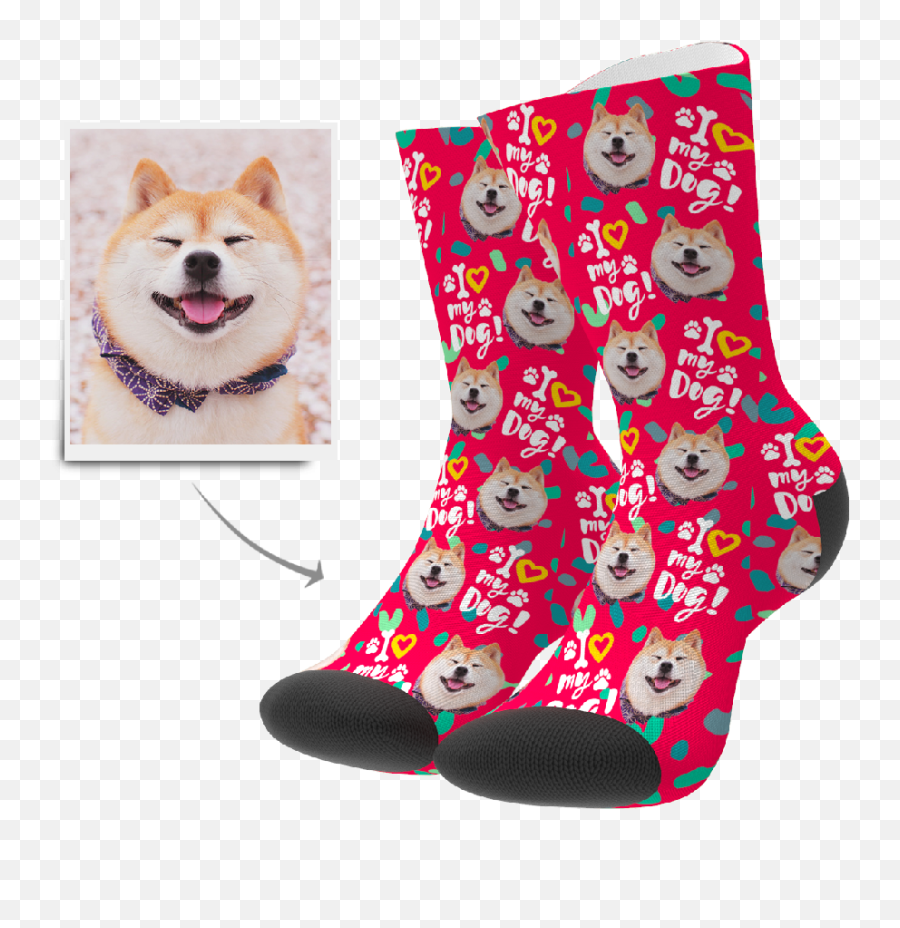 Face Socks - Giftlab Chaussettes Personnalisées Animaux Emoji,Emoji Socks Girls