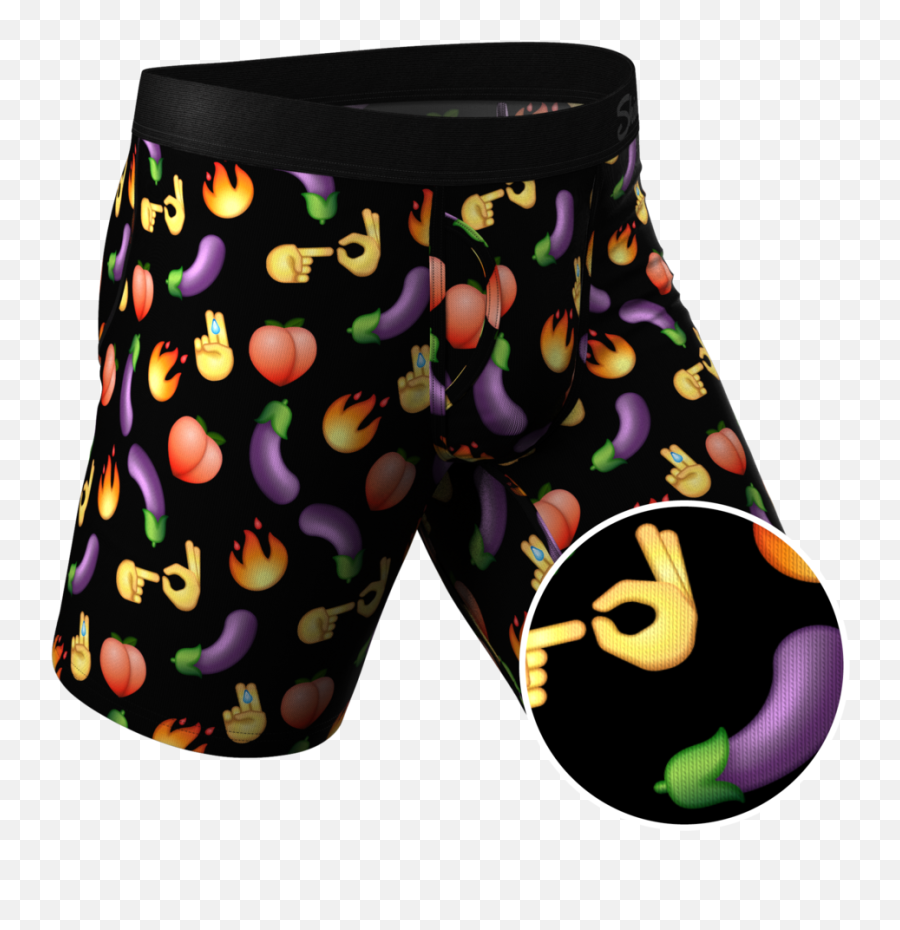 Long Leg Ball Hammock Pouch Underwear - Gym Shorts Emoji,Magic Ball Emoji