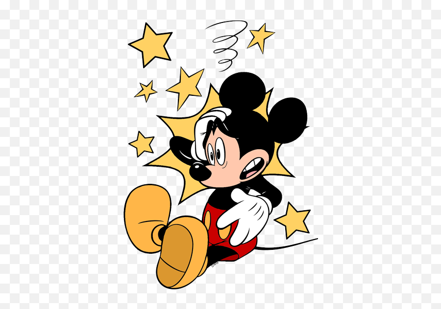 Mickey Mouse - Hit Head Mickey Mouse Emoji,Hitting Head On Wall Emoticon