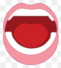 Mouth Yell Open Shouting Expression - Shouting Mouth Transparent Emoji,Emotion Open Kiss