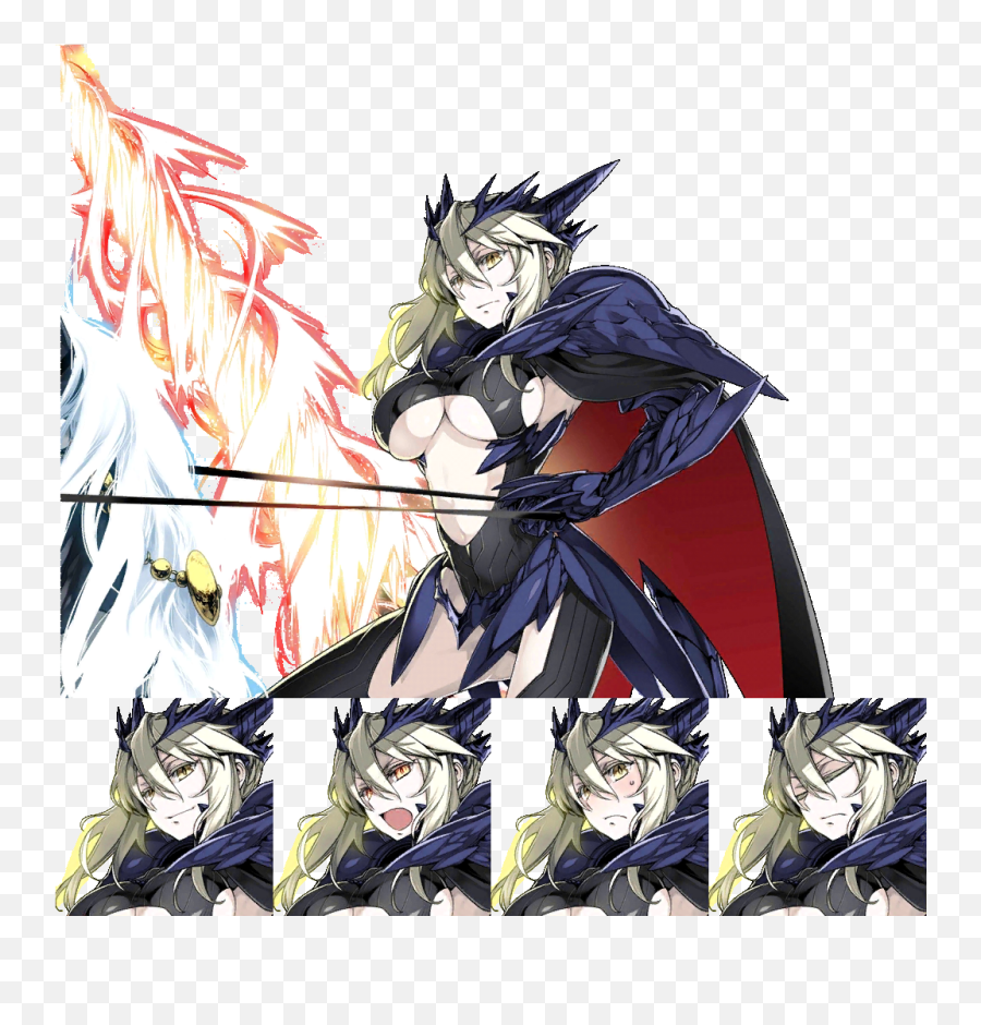 Fan Art Thread 130 - Forums Myanimelistnet Artoria Pendragon Lancer Alter Png Emoji,Fate/grand Order Emoji