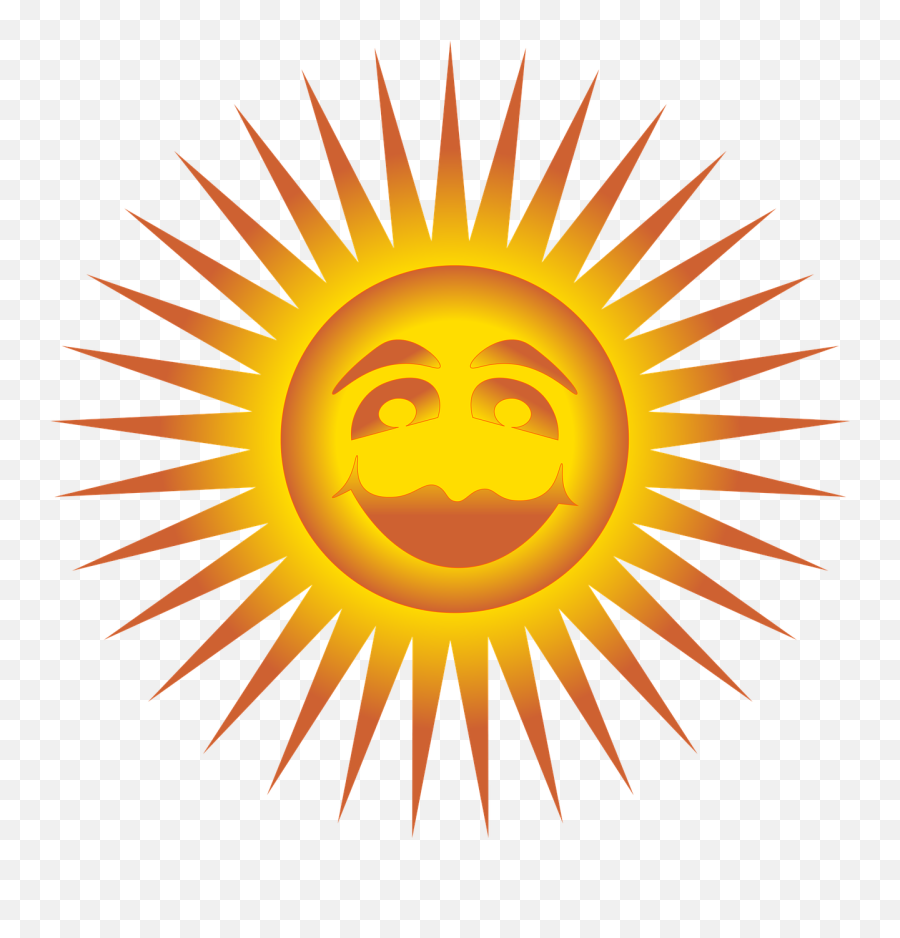 Sun Happy Face Smile Smiley Free Photo - Vector Graphics Illustration Emoji,Sun Face Emoji