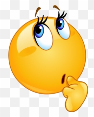 Thinking Emoji Decal - Wonder Emoji,Wondering Emoji