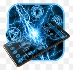 Blue Lightning Thunder Theme Apk Latest Version 112 - Smartphone Emoji,Thunderstrom Emoji