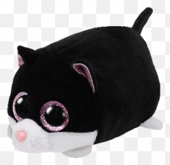 Ty - The Teeny Tys Collectionpeluche Gatto Treatcon Occhi Teeny Ty Cara Emoji,Ty Cat Heary Emoji