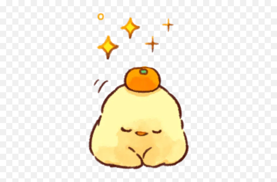Soft And Cute Chick 07 Whatsapp Stickers - Stickers Cloud Happy Emoji,Cute Emoticons Spaz